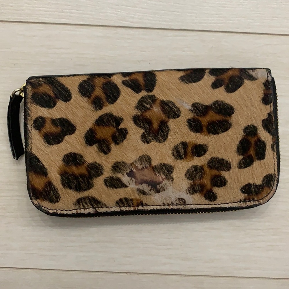 🐆 Leopard Leather Wallet